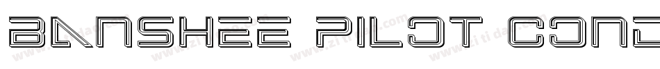 Banshee Pilot Conden字体转换
